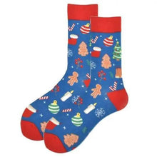 Load image into Gallery viewer, Men Cotton Socks Gradient Color Summer Style Long Wedding Sock Men  Knee High Business Socks Man Socks Men's Ladies Novelty Bright Colorful Patterned Cotton Socks

