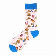 Load image into Gallery viewer, Men Cotton Socks Gradient Color Summer Style Long Wedding Sock Men  Knee High Business Socks Man Socks Men's Ladies Novelty Bright Colorful Patterned Cotton Socks
