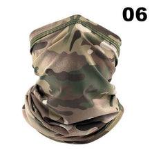 将图片加载到图库查看器，Men Cycling Magic Face Scarf Bandana Half Mask Neck Hiking Sports Ice Silk Sun Protection Fishing Bicycle Bike Headband Military Camo Face Shield Cycling Bandana Fishing Buffet Sport Headband Scarf Military Shamash Tactical Desert Keffiyeh
