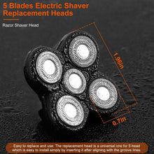 Load image into Gallery viewer, Men Electric Shaver Replacement Blade 5 Heads Beard Cutter Replacement
