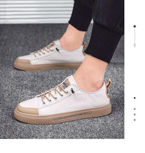 Load image into Gallery viewer, Men Elegant Flat Shoes New Canvas Comfortable Mens Shoes Fashion Sneakers Casual Design Sneakers Comfortable Outdoor Sport Walking Fashion Sneakers
