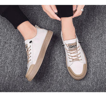 Load image into Gallery viewer, Men Elegant Flat Shoes New Canvas Comfortable Mens Shoes Fashion Sneakers Casual Design Sneakers Comfortable Outdoor Sport Walking Fashion Sneakers
