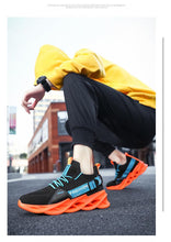 将图片加载到图库查看器，Men Fashion Breathable Sneakers Running Lightweight Casual Sport Shoes Slip On Breathable Walking Shoes Ultra Lightweight Casual Sport Gym Fashion Sneakers
