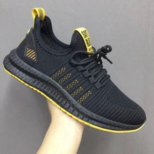 Load image into Gallery viewer, Men Fashion Sneakers Breathable Casual Shoes Orange Sole Mesh Lightweight Trainers Walking Running Tennis Gym Shoes For Mens Non Slip Sport Sneakers
