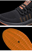 Load image into Gallery viewer, Men Fashion Sneakers Breathable Casual Shoes Orange Sole Mesh Lightweight Trainers Walking Running Tennis Gym Shoes For Mens Non Slip Sport Sneakers
