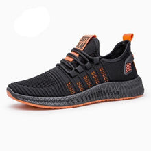 Load image into Gallery viewer, Men Fashion Sneakers Breathable Casual Shoes Orange Sole Mesh Lightweight Trainers Walking Running Tennis Gym Shoes For Mens Non Slip Sport Sneakers

