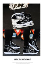将图片加载到图库查看器，Men Fashion Sneakers Canvas Breathable Cool Street Sneakers Black Blue Red Men's Causal Shoes Comfortable Light Casual High Quality New Fashion Walking Sneakers
