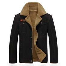 将图片加载到图库查看器，Men Fur Collar Army Tactical Jacket
