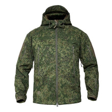 Load image into Gallery viewer, Men Green Autumn Camouflage Jacket Men's Lightweight Water-Resistant Jacket Tactical Clothing  Male Camouflage Windbreaker Breathable Outdoor Snow Jacket
