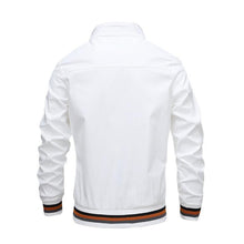将图片加载到图库查看器，Men Lightweight Fashion Jacket Men New Casual Windbreaker Jacket Coats Windbreaker Jackets For Men Spring Autumn Casual Outdoor Waterproof Elegant Blue Slim Jackets
