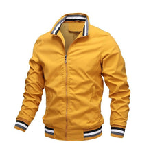将图片加载到图库查看器，Men Lightweight Fashion Jacket Men New Casual Windbreaker Jacket Coats Windbreaker Jackets For Men Spring Autumn Casual Outdoor Waterproof Elegant Blue Slim Jackets
