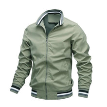将图片加载到图库查看器，Men Lightweight Fashion Jacket Men New Casual Windbreaker Jacket Coats Windbreaker Jackets For Men Spring Autumn Casual Outdoor Waterproof Elegant Blue Slim Jackets
