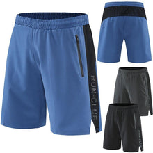 Load image into Gallery viewer, Men Run Shorts Patchwork Training Shorts Pockets Gym Sports Quick Dry Short Casual  New Summer Fitness Shorts Men's Swim Trunks Casual Breathable Fitness Shorts High Elastic Waist Pants
