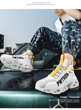 将图片加载到图库查看器，Men Running Sneakers Luxury Casual Shoes Trainer White Fashion Sneakers For Jogging Walking Athletics Trainer Sports Men's Running New Sneakers
