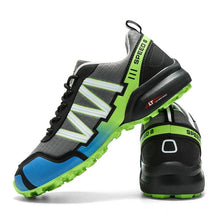 将图片加载到图库查看器，Men Running Sneakers Outdoor Breathable Anti-Skid Wear Resistant Lace-Up Sneakers Male Jogging Training Travel Sport Athletic Sneakers Support Gym Tranning Non Slip Lightweight Sneaker
