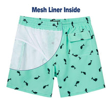将图片加载到图库查看器，Men's Beach Shorts Boardshorts with Mesh Lining Men's Swimwear Beachwear Quick Dry Swim Shorts Swimming Trunks for Men Men's Beach Trunks Men's Beach Shorts Surfing Boardshorts with Mesh Lining Swimwear Outdoor Surfing Pants
