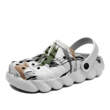 Load image into Gallery viewer, Men's Black Rubber Beach Flip Flops Sandals Wedge Flat Shoes Footwear Fashion Unisex Garden Clogs Sports Sandals Outdoor Indoor Lightweight Clogs
