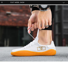 将图片加载到图库查看器，Men's Black Sneakers Mesh Breathable Shoes Male Fashion Black Athletic Footwear Flat Casual Walking Shoes Breathable Casual Shoes Couple Fashion Lace Up Mens Sneakers
