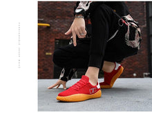 将图片加载到图库查看器，Men's Black Sneakers Mesh Breathable Shoes Male Fashion Black Athletic Footwear Flat Casual Walking Shoes Breathable Casual Shoes Couple Fashion Lace Up Mens Sneakers

