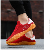 将图片加载到图库查看器，Men's Black Sneakers Mesh Breathable Shoes Male Fashion Black Athletic Footwear Flat Casual Walking Shoes Breathable Casual Shoes Couple Fashion Lace Up Mens Sneakers
