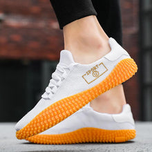 将图片加载到图库查看器，Men's Black Sneakers Mesh Breathable Shoes Male Fashion Black Athletic Footwear Flat Casual Walking Shoes Breathable Casual Shoes Couple Fashion Lace Up Mens Sneakers
