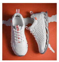 Load image into Gallery viewer, Men's Breathable Mesh Lace Running Shoes Outdoor Fitness Training Sports Shoes Non-slip Wear-resistant Casual Couple Sport Running Athletic Non Slip Fashion Sneakers
