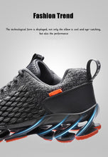 Load image into Gallery viewer, Men's Breathable Mesh Lace Running Shoes Outdoor Fitness Training Sports Shoes Non-slip Wear-resistant Casual Couple Sport Running Athletic Non Slip Fashion Sneakers
