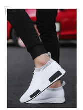 Load image into Gallery viewer, Men's Breathable Running Shoes Casual Fashion Outdoor White Espadrilles Sports Shoes Light Socks Lightweight Breathable Walking Running Shoes Mesh Workout Casual Sports Men's Jogging Sneakers
