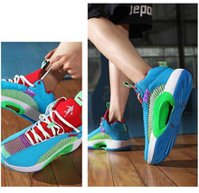将图片加载到图库查看器，Men's Casual Breathable Comfortable Cushioned Soft Professional Sports Basketball Shoes Outdoor Street Sports Shoes Lightning Professional Anti Slip Sports Shoes For Running Walking
