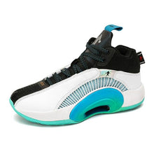 将图片加载到图库查看器，Men's Casual Breathable Comfortable Cushioned Soft Professional Sports Basketball Shoes Outdoor Street Sports Shoes Lightning Professional Anti Slip Sports Shoes For Running Walking
