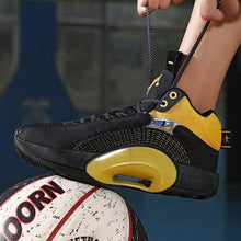 将图片加载到图库查看器，Men's Casual Breathable Comfortable Cushioned Soft Professional Sports Basketball Shoes Outdoor Street Sports Shoes Lightning Professional Anti Slip Sports Shoes For Running Walking
