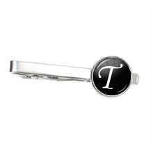 Load image into Gallery viewer, Men's Fashion 26 Alphabet Letters Tie Clips Personality Name Letters Jewelry Letter Tie Clip Men's Fashion Tie Pin Buckle Clip Tie Decoration Suit Accessories  Men Necktie Clip Pin Suit Accessories Gift
