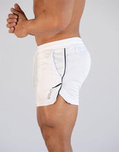 Load image into Gallery viewer, Men's Gym Training Shorts Men Sports Casual Clothing Fitness Workout Running Grid quick-drying compression Shorts Athletics Quick Dry Active Running Bodybuilding Shorts with Pockets
