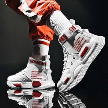将图片加载到图库查看器，Men's High Quality Top Fashion Leather Sneakers Trend Comfortable Man Casual Shoes Outdoor Non-slip Breathable Mens Basketball Luxury Fashion Running Sneakers
