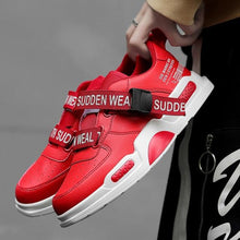将图片加载到图库查看器，Men's High Quality Top Fashion Leather Sneakers Trend Comfortable Man Casual Shoes Outdoor Non-slip Breathable Mens Basketball Luxury Fashion Running Sneakers
