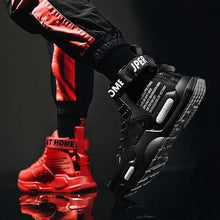 将图片加载到图库查看器，Men's High Quality Top Fashion Leather Sneakers Trend Comfortable Man Casual Shoes Outdoor Non-slip Breathable Mens Basketball Luxury Fashion Running Sneakers
