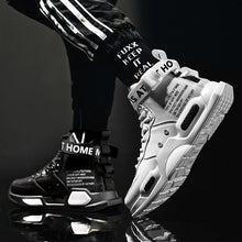将图片加载到图库查看器，Men's High Quality Top Fashion Leather Sneakers Trend Comfortable Man Casual Shoes Outdoor Non-slip Breathable Mens Basketball Luxury Fashion Running Sneakers
