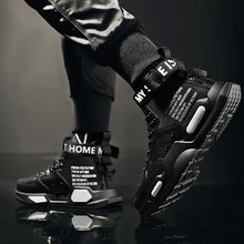 将图片加载到图库查看器，Men's High Quality Top Fashion Leather Sneakers Trend Comfortable Man Casual Shoes Outdoor Non-slip Breathable Mens Basketball Luxury Fashion Running Sneakers
