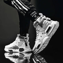 将图片加载到图库查看器，Men's High Quality Top Fashion Leather Sneakers Trend Comfortable Man Casual Shoes Outdoor Non-slip Breathable Mens Basketball Luxury Fashion Running Sneakers
