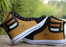 将图片加载到图库查看器，Men's High Top Sneakers Breathable Street Sports Shoes Hip Hop Trendy Style Casual Shoes Fashion Sneakers Breathable Comfort Walking Mens Sneakers
