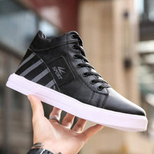 将图片加载到图库查看器，Men's High Top Sneakers Breathable Street Sports Shoes Hip Hop Trendy Style Casual Shoes Fashion Sneakers Breathable Comfort Walking Mens Sneakers
