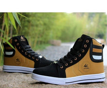 将图片加载到图库查看器，Men's High Top Sneakers Breathable Street Sports Shoes Hip Hop Trendy Style Casual Shoes Fashion Sneakers Breathable Comfort Walking Mens Sneakers
