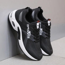 将图片加载到图库查看器，Men's  Leather Autumn Shoes Casual Sneakers Tennis Fashion White Trainers Sneakers Casual Leather Fashion Sneakers Breathable Sports Running Sneakers
