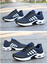 将图片加载到图库查看器，Men's  Leather Autumn Shoes Casual Sneakers Tennis Fashion White Trainers Sneakers Casual Leather Fashion Sneakers Breathable Sports Running Sneakers
