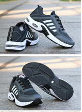 将图片加载到图库查看器，Men's  Leather Autumn Shoes Casual Sneakers Tennis Fashion White Trainers Sneakers Casual Leather Fashion Sneakers Breathable Sports Running Sneakers
