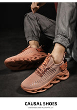 Load image into Gallery viewer, Men's Luxury Sneakers Autumn Mens Casual Shoes Lace-Up Breathable Light Running Tenis Shoes Modern Sneakers Breathable Black Trendy Sneakers
