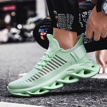 Load image into Gallery viewer, Men's Luxury Sneakers Autumn Mens Casual Shoes Lace-Up Breathable Light Running Tenis Shoes Modern Sneakers Breathable Black Trendy Sneakers
