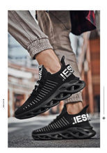 Load image into Gallery viewer, Men's Luxury Sneakers Autumn Mens Casual Shoes Lace-Up Breathable Light Running Tenis Shoes Modern Sneakers Breathable Black Trendy Sneakers
