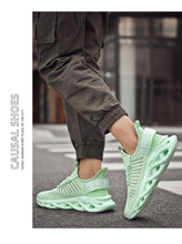 Load image into Gallery viewer, Men's Luxury Sneakers Autumn Mens Casual Shoes Lace-Up Breathable Light Running Tenis Shoes Modern Sneakers Breathable Black Trendy Sneakers
