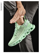 Load image into Gallery viewer, Men's Luxury Sneakers Autumn Mens Casual Shoes Lace-Up Breathable Light Running Tenis Shoes Modern Sneakers Breathable Black Trendy Sneakers
